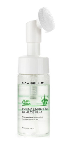 Espuma Limpiadora Facial Max Belle Aloe Vera