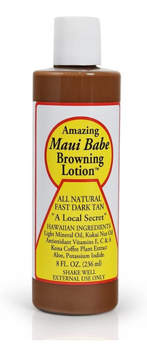 Locion Bronceadora Maui Babe Hawaiana 236ml