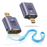 Adaptador Duttek 8k Hdmi A Micro Hdmi, Micro Hdmi Estándar..