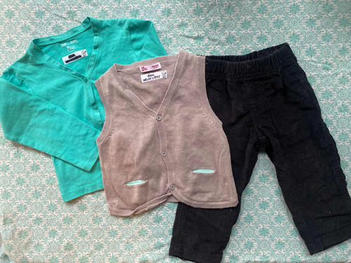 Conjunto 12 Meses Carters Dpam Importado Pantalón Corderoy