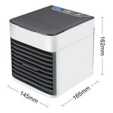 Mini Climatizador Umidificador De Ar Condicionado Portátil Cor Branco 110v/220v