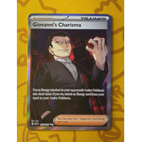Giovanni's Charisma Full Art Carta Pokémon Original Tcg 151 
