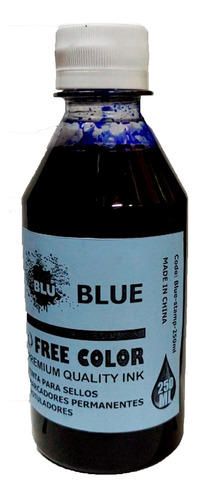 Tinta Azul Sello Marcadores Permanentes Y Rotuladores X250ml