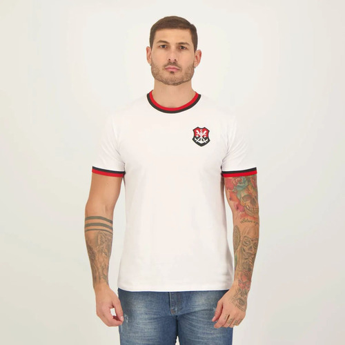 Camisa Masculina Flamengo 1895 Tradição Branca