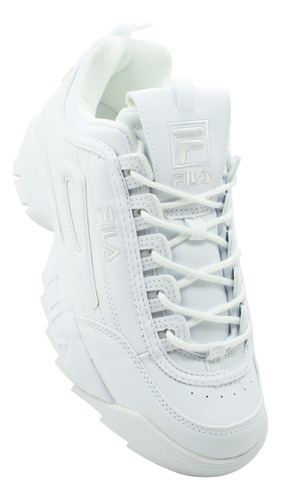 Tenis Fila Disruptor Ii Fw02936-148 Triple White 