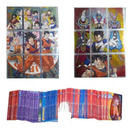 180 Tarjetas De Dragón Ball Super Panini Set Completo