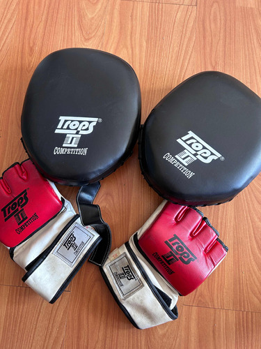 Kit  Boxeo Mma, Guantes Y  Pads