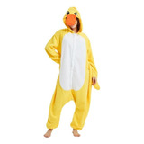 Pijama De Pato Amarillo Kigurumi Mameluco De Buena Calidad