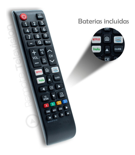 Control Remoto Samsung Smart Bn59- 01315 Netflix Prime Video