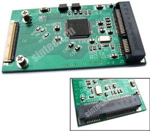 Mini Msata Pci-e Ssd A 40pin Ce Zif Cable Adaptador