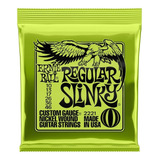 Encordado De Guitarra Electri 10-46 Ernie Ball Regula Slinky