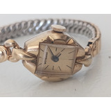 Bonito Reloj Wittnauer De Cuerda, Dama Chapa De Oro Vintage