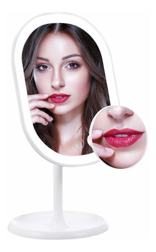 Espejo De Maquillaje Con Leds Colores De Luz Y X Acceso...