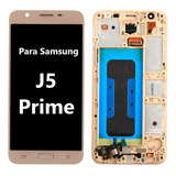 Para Samsung J5 Prime G570 Pantalla Táctil Lcd Con Marco -