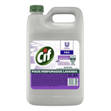 Cif Limpiador De Pisos Lavanda Profesional 5 Lts X 4 Unidade