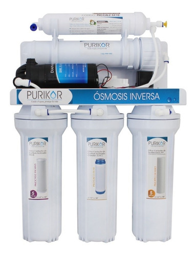 Purificador Osmosis Inversa 100 Gpd Con Bomba Y Tanque