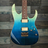 Ibanez Rg421hpfm Guitarra Electrica (blue Reef Gradation)