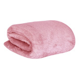 Manta Cobertor Casal Microfibra Antialérgico 2,20mx1.80m Cor Rosa Bebe