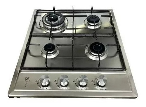 Encimera A Gas Inox Con Chispero Cocina 4 Platos