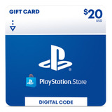 Playstation Network Card Cartão Psn $20 - Ps3 / Ps4 Imediato