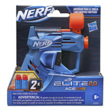 Pistola Nerf Elite 2.0 Ace Sd + 2 Dardos Hasbro 5035