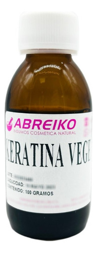 Keratina Vegetal Abreiko (aditivo Cosmetico) 100 Gramos Cosmetica