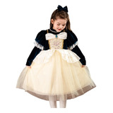 Invierno Niños Niñas Fiesta Encaje Princesa Vestido De Ropa