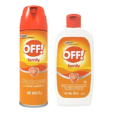 Repelente Mosquitos Off 2 Pack Ahorrador Crema Y Spray