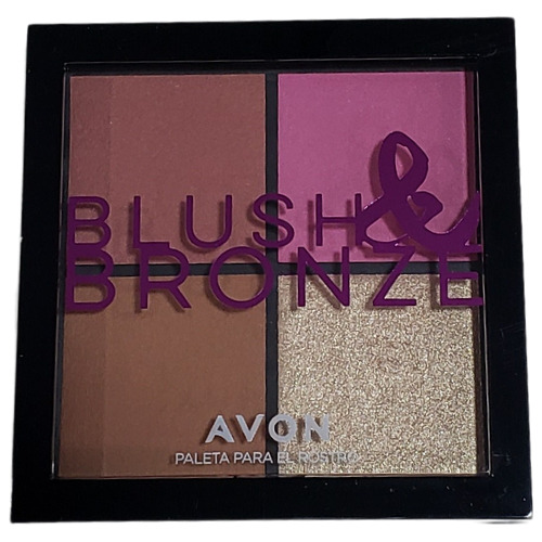 Avon Paleta Blush & Bronze Rubor Iluminador Efecto Bronceado