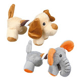 Juguete Peluche Con Pelota Soga Sonido 17 Cm Trixie