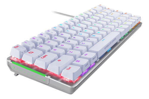 Teclado Mecanico Asus Rog Falchion Ace 65% Rgb Brown Blanco