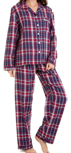 Pijama Longo 100% Algodão Sepie 921 Xadrez