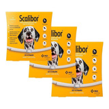 Kit 3 Coleiras Antipulgas Scalibor Cães Grandes 65cm