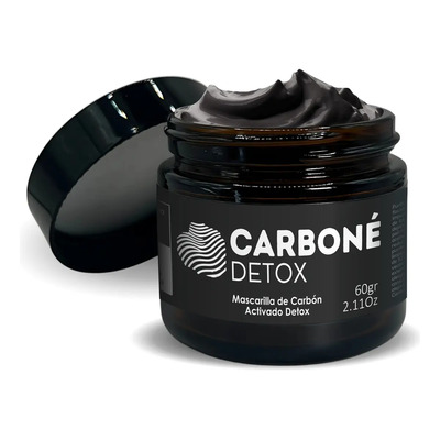 Mascarilla Facial Carboné Detox SDL LAB con Carbón Activado para Limpieza Profunda | MercadoLibre