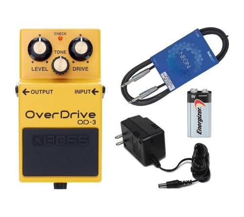 Pedal Para Guitarra Electrica Boss Overdrive Od 3 + Fuente