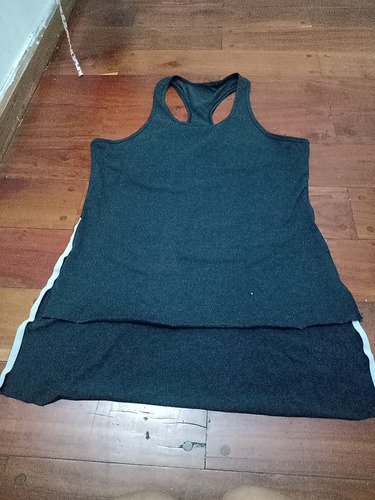 Musculosa Negra T M Fila Remera Manga Corta 