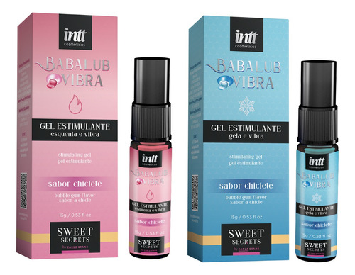 Kit Excitante Babalub Vibra Ice E Hot - By Carla Geane Intt