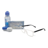 Combo Acuvue Oasys 1 Caja Y Lentes Con Filtro De Luz Azul