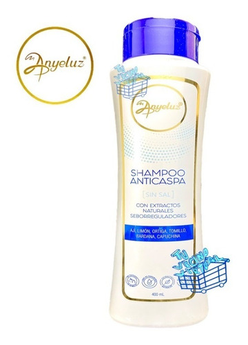 Shampoo Anticaspa Anyeluz 400ml