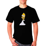 Poleras Estampadas Con Diseño Homero Simpson Arbusto