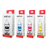 Pack Botellas Tinta Alternativa Gi-190 Refill Ink  Canon 