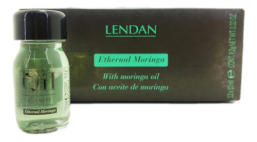 Caja 12 Pzs De 10ml C/u Aceite De Moringa Lendan 