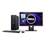 Desktop + Monitor Dell Core I5 8 Geração Ddr4 8gb Ssd 240gb