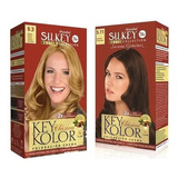  Silkey Tintura Key Kolor Clásica Kit Tono 5.6 Caoba Natural