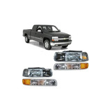 Faros Cuartos Silverado 1999 2000 2001 2002 Jgo