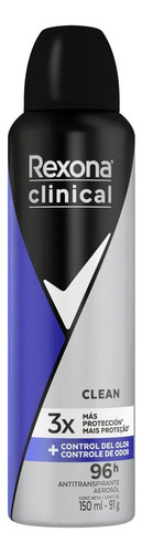 Rexona Clinical Clean Antitranspirante En Aerosol 91g