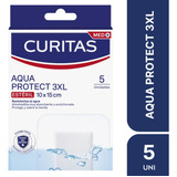 Curitas Med Aqua Protect Sterile 10x15cm 3xl X 5 Unidades