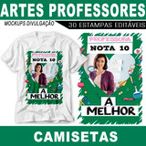 Estampas Vetores Professores Editáveis Mockups Camisetas