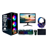 Pc Gamer Cpu Ryzen 7 5700g / Ssd 1tb / 16gb + Monitor 19p