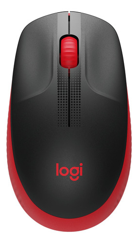 Mouse Sem Fio Logitech  M190 Vermelho